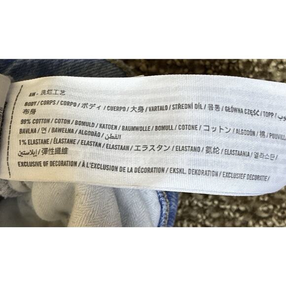 Abercrombie & Fitch Jeans Womens 27 90s Straight Ultra High Rise Curve Love Blue - Picture 4 of 8